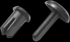 Expanding rivet, hole Ø 3 mm, L 6.5 mm, PA, for panel thickness 4 to 5 mm, BYB-3-18H9522