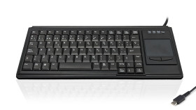 Klawiatura Touchpad przewodowa, kolor: Czarny, USB, QWERTY (Hiszpania), Ceratech