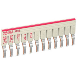 Mikroprzełącznik Staggered Jumper WAGO Blok zacisków na szynie DIN 25A Wciskane