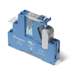 Przekaźnik interfejsowy DPDT, 24VDC, 8A/250VAC, Finder 4C.02.9.024.0050SPA