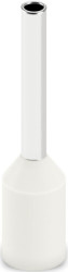 Insulated wire end ferrule, 0.5 mm², 14 mm/8 mm long, DIN 46228-4, UL 486F-E, white, 2100131