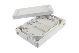 Panel krosowniczy, obudowa, 6-portowy Jednomodowy Duplex HellermannTyton Connectivity