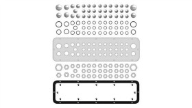 Płyta Dławicowa Wsa Z Kołnierzem Do Typu F, 38 Wejść