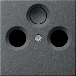 086928 Abdeckung für Koaxial-Antennensteckdose anthrazit