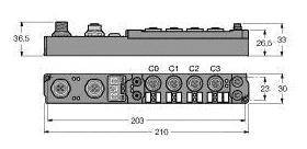 Moduł sprzęgający Turck SCOL-0404D-1004 6824456 1 szt.