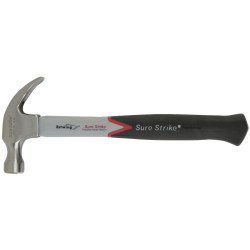 Estwing 24080 EMRF16C Sure Strike Curved Claw Hammer Fibreglass Handle 16oz/448g