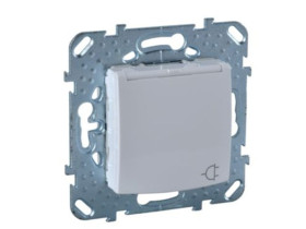 UNICA Gniazdo schuko z klapką biel polarna MGU5.037.18TAZD SCHNEIDER ELECTRIC