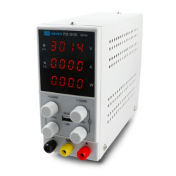 Zasilacz laboratoryjny LongWei PDS-3010G 0-30 V 0-10 A z portem USB