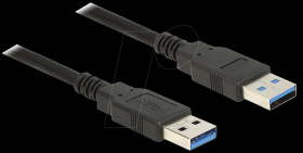 85060 Cable USB 3.0 Type-A male > USB 3.0 Type-A male 1.0 m black