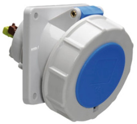 Gniazdo tablicowe Quick-Connect skośne 16A 3p 230V 6h IP67 12813