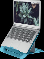 64260061 Leitz Ergo Cosy height-adjustable laptop stand, blue