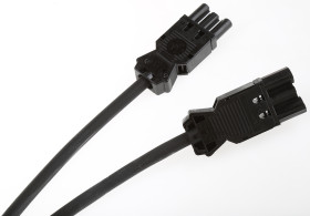 Złączka oświetleniowa Wieland 3 GST18i3 Męskie do żeńskiego Zespół kablowy Wtyczka, gniazdo