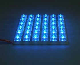 MODUŁ 12V LED FLUX 36B 61x62mm BLUE