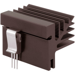 Fischer Elektronik SK482100SA &#x2B; 4XTHFU2 Heatsink SK 482 100 SA &#x2B; 4X THFU 2