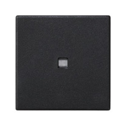 Simon Connect Klawisz 45x45 łącznika zwiernego z podświetleniem czarny K114/14