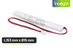 Pakiet akumulatorów NiCd 3 x AA 3,6V 800mAh HT do oprawy Kasjopeja Led (po 2016r.) - L153 x Ø15 / 93498