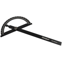 Dasqua 1804-0005 Goniometer 180° Blue Stainless Steel Accurate Measurement