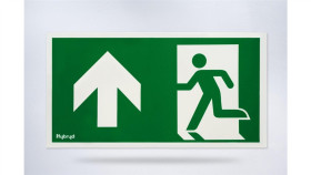 Piktogram Folia Biała, Wzór Prosty, 153X337 Mm - Pi25