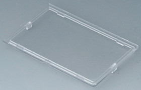 Cover, 4 modules, PC, (L x W) 69 x 45.8 mm, transparent, B6603100
