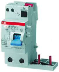 RCD, Typ A, 3-biegunowy, 63A, 300mA, ABB, DDA 200 A System Pro M Compact