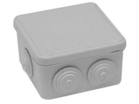 Puszka natynkowa 84x84x50 bez dławnic, EX-088