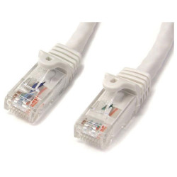 StarTech N6PATC2MWH 2m White Snagless Cat6 UTP Patch Cable - ETL Verified