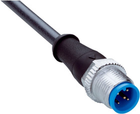 Złącze i kabel ze złączem Złącze M12 liczba rdzeni 5 długość 1m Rodzaj A Męskie