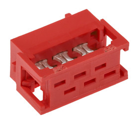 Złącze IDC 6-pinowe 2-rzędowe raster: 1.27mm Męski Montaż na kablu TE Connectivity