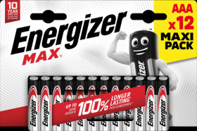 E301530400 Energizer, alkaline-battery, AAA (Micro), pack of 12