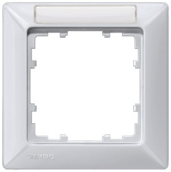 Mocowanie elektroinstalacyjne, kolor Aluminium, 1-krotna, Termoplastyczny, Siemens