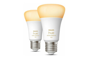 Philips Hue White Ambiance | 8W A60 LED-lamp | E27 fitting | 2-pack | EU | Dimbaar | Bluetooth &amp; Zigbee