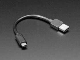 Adafruit USB Type A to Type C Cable - 6" long