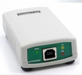 Konwerter USB RS485 do wskaźników energii AVTMOD03
