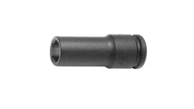 Nasadka udarowe, Stal, gniazdo: Głęboka nasadka udarowa, rozmiar: 1/2cal, napęd: Sześciokątny, rozmiar: 36 mm