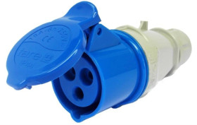 Gniazdo izolacyjne przenośne 16A 250V 3P IP44 /zaciski gwintowe/ 132