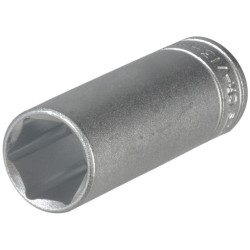 Teng M140613 Hexagon Socket Deep 6 Point Regular 1/4in Drive 13mm