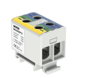 Złączka OTL-PEN50 żółto-zielony, niebieski 2xAl/Cu 1,5-50mm² 1000V AC / 1500V Zacisk uniwersalny do instalacji TN-C-S MAA2050P10