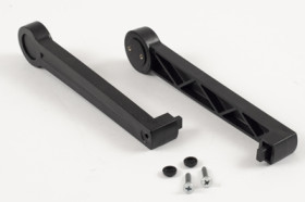 Ironing arm kit, PC, (W) 190 mm, black, 1427BAILKIT1