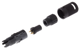 Złącze wielostykowe przemysłowe 2-pinowe Subminiaturowe Montaż na kablu Gniazdo binder