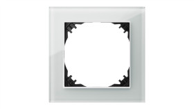 Vestra Ramka Pojedyncza Szkło Ip20 Biały 3871-62