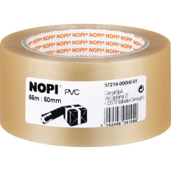 Nopi 57214-00000-01 Packaging Tape Transparent 66m x 50mm