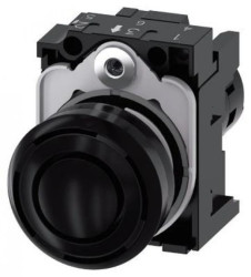 Brzęczyk kompaktowy 22mm dźwięk ciągły 2.4kHz 80dB 230V AC tworzywo z uchwytem IP40 przył śrubowe SIRIUS ACT 3SU1200-6KF10-1AA0