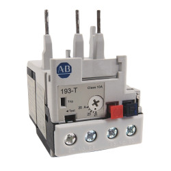 Przekaźnik przeciążeniowy Allen Bradley 193-T1 21 to 25 A 2 mA 12 W reset: Automatyczny i ręczny 15V