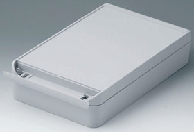 ASA+PC-FR enclosure, (L x W x H) 280 x 170 x 60 mm, light gray (RAL 7035), IP65, C6017281