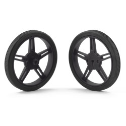 Pololu Wheel 60×8mm Pair - Black