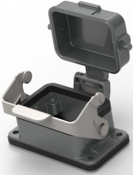 Housing, size HB6, die-cast aluminum, clip locking, IP65, T1510062000-000