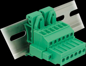 65942 Terminal block set, DIN rail 6 pin
