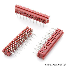 TMM-5-0-18-1 Connector DIP R/A Female 18Way THT AMPHENOL