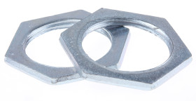 Nakrętka do dławnic kablowych gwint: M25 Stal , kolor: srebrny RS PRO