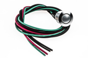 Nasadka przełącznika Chwilowy SPST średnica wycięcia 16mm, montaż panelowy RS PRO